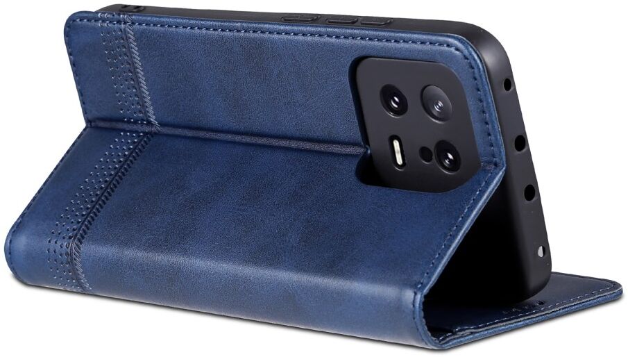 AZNS Xiaomi 13 Hoesje Portemonnee Book Case Kunstleer Blauw afbeelding 6