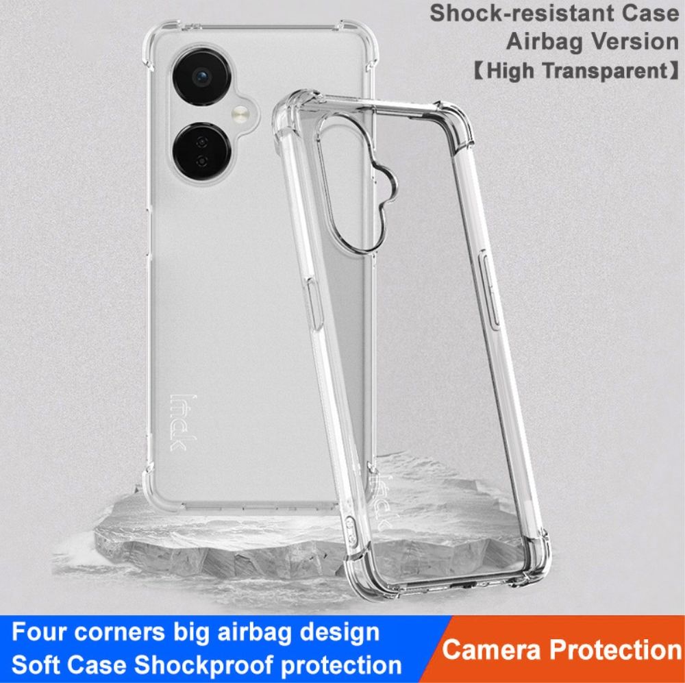 Imak OnePlus Nord CE 3 Lite Hoesje Schokbestendig TPU Transparant afbeelding 2