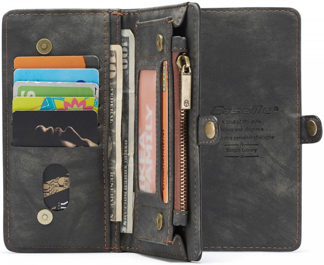 CaseMe 008 Xiaomi Redmi Note 12 Pro 4G Book Case Zwart afbeelding 4