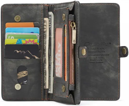 CaseMe 008 Xiaomi Redmi Note 12 Pro 4G Book Case Zwart afbeelding 4
