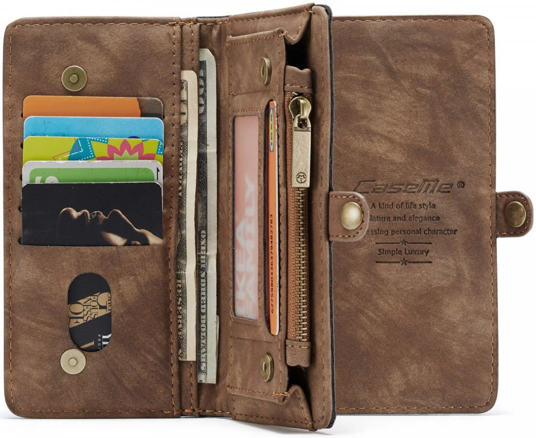 CaseMe 008 Xiaomi Redmi Note 12 Pro 4G Book Case Coffee afbeelding 4