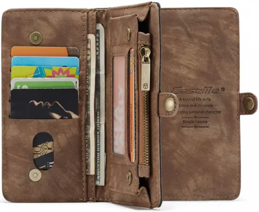 CaseMe 008 Xiaomi Redmi Note 12 Pro 4G Book Case Coffee afbeelding 4