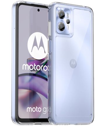 Motorola Moto G13 / G23 Hoesje Acryl Back Cover Transparant Hoesjes