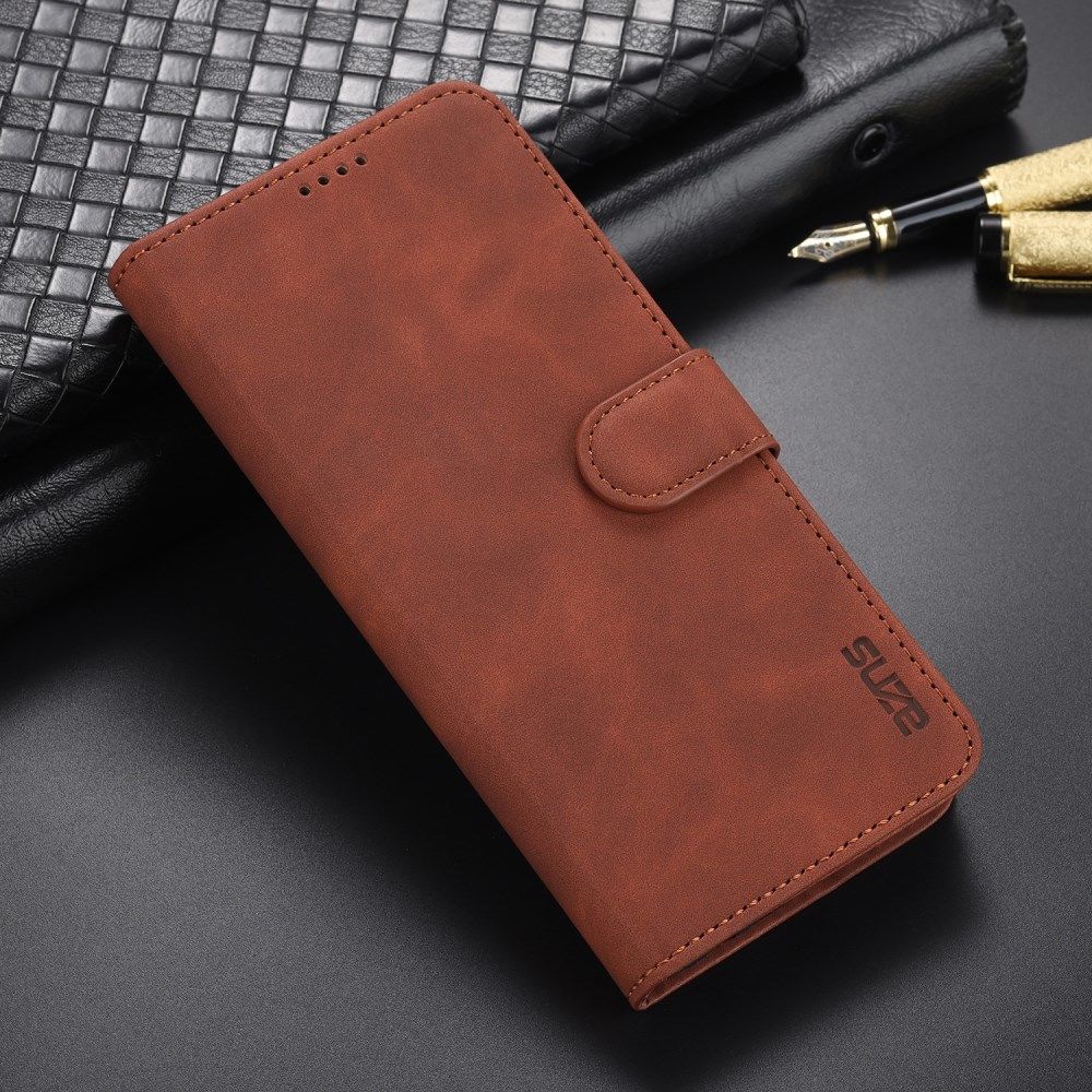 AZNS Oppo A58 5G / A78 Hoesje Portemonnee Book Case Kunstleer Bruin afbeelding 9