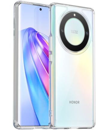 Honor Magic5 Lite Hoesje Acryl Back Cover Transparant Hoesjes
