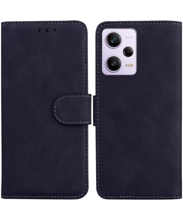 Xiaomi Redmi Note 12 Pro 5G / Poco X5 Pro Book Case Kunstleer Zwart Hoesjes