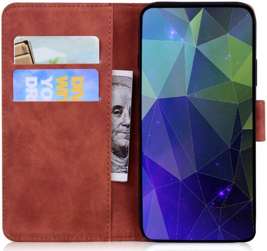 Xiaomi Redmi Note 12 Pro 5G / Poco X5 Pro Book Case Kunstleer Bruin afbeelding 2