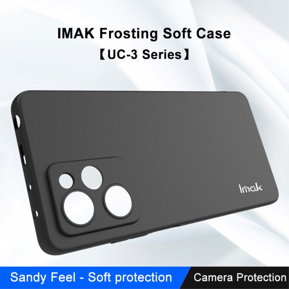 Imak UC-3 Xiaomi Redmi Note 12 Pro / Poco X5 Pro Hoesje Dun TPU Zwart afbeelding 3
