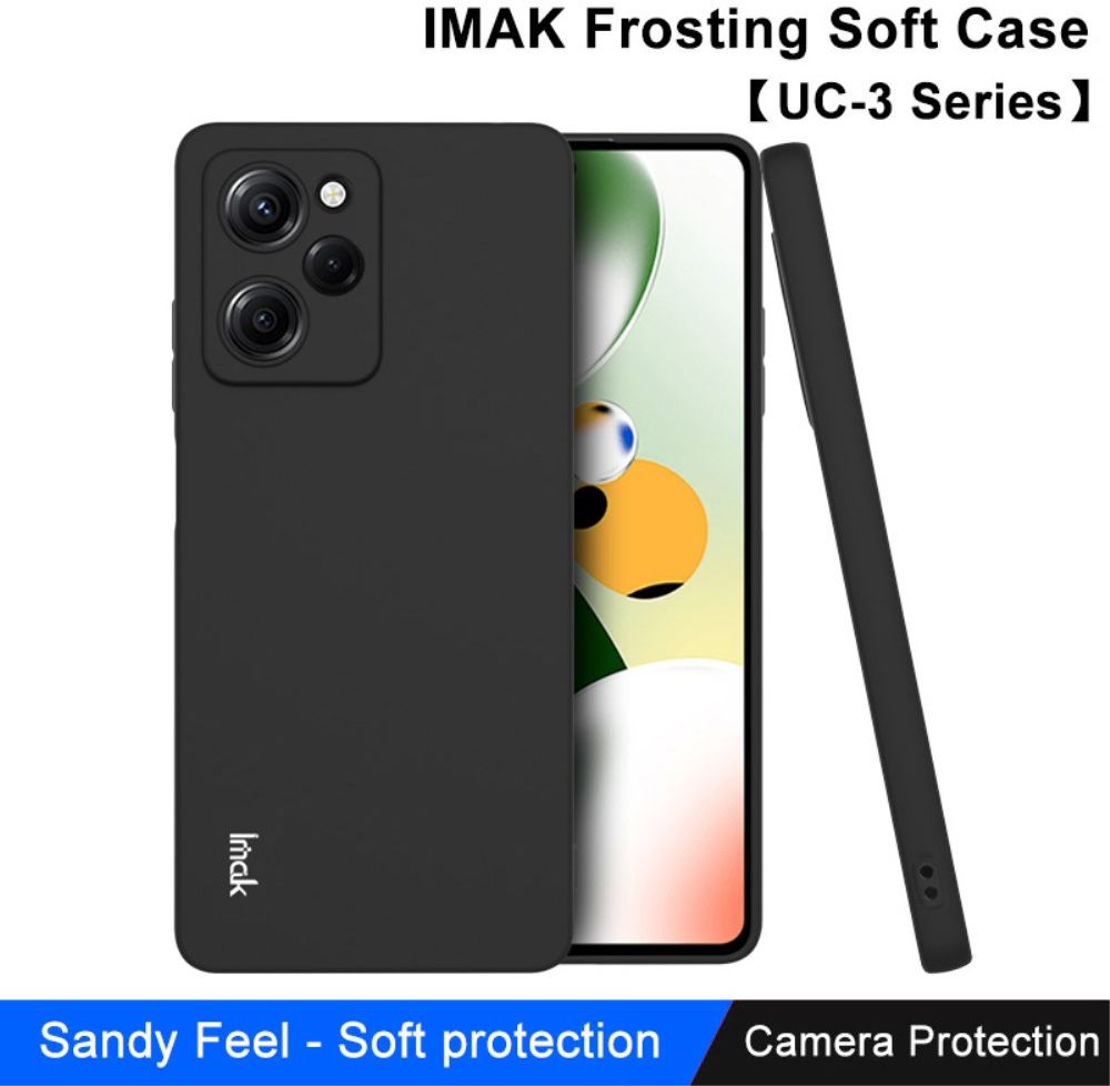 Imak UC-3 Xiaomi Redmi Note 12 Pro / Poco X5 Pro Hoesje Dun TPU Zwart afbeelding 4
