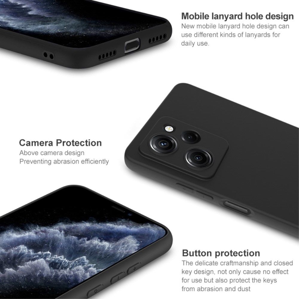 Imak UC-3 Xiaomi Redmi Note 12 Pro / Poco X5 Pro Hoesje Dun TPU Zwart afbeelding 5