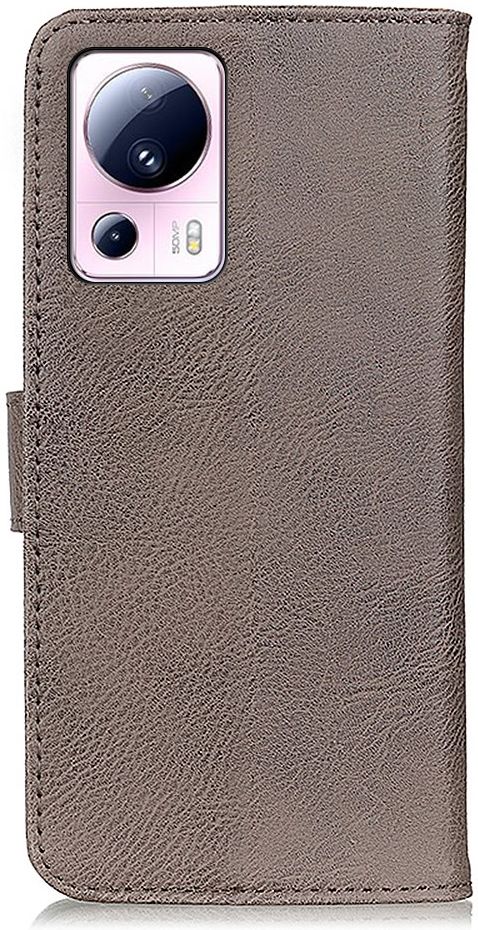KHAZNEH Xiaomi 13 Lite Hoesje Portemonnee Book Case Khaki afbeelding 9