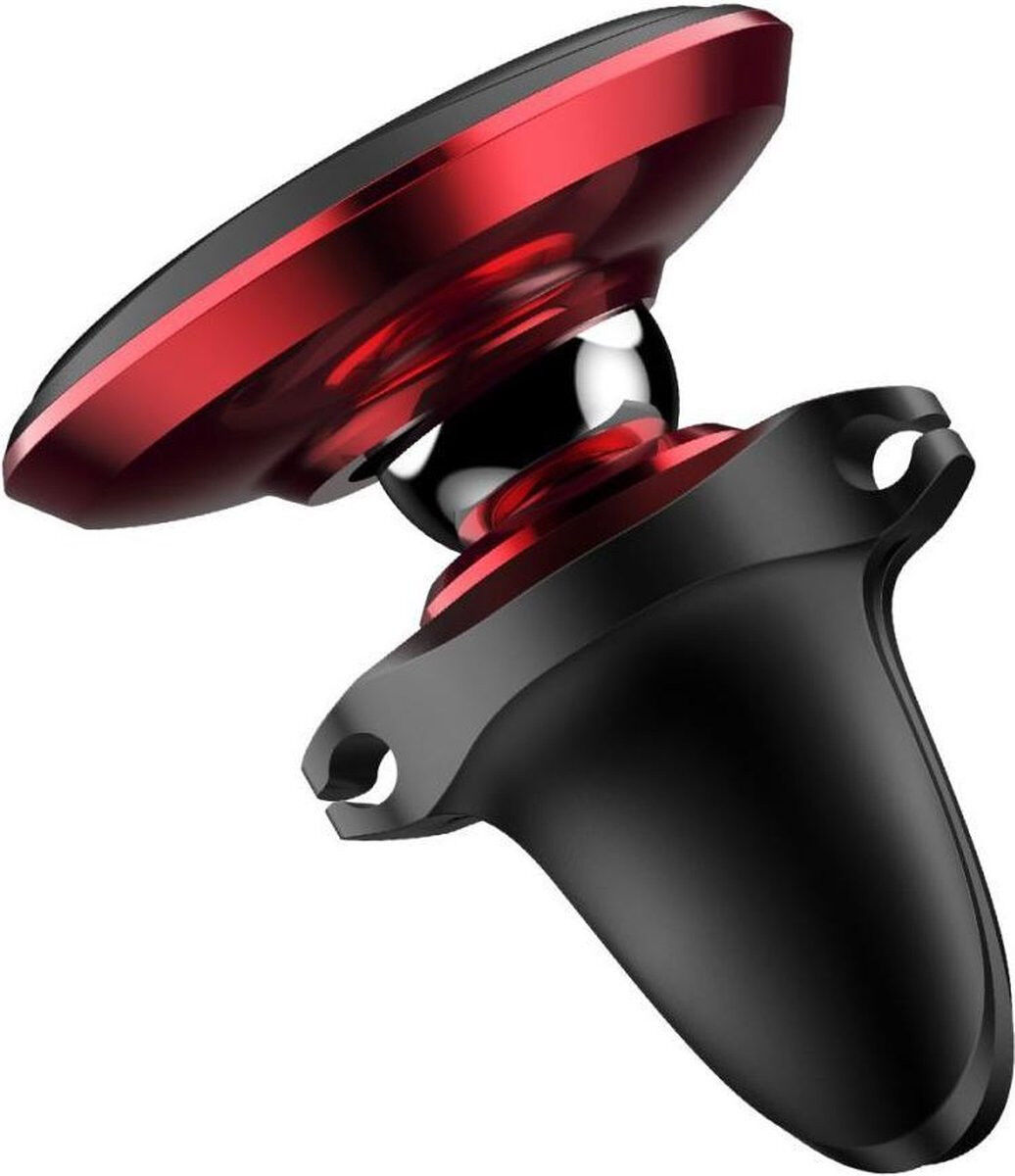 Baseus Magnetische Ventilatierooster Auto Telefoonhouder Rood afbeelding 6
