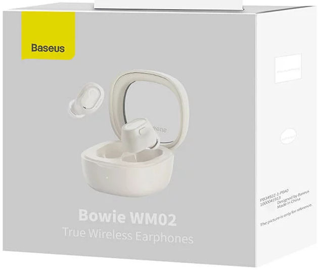 Baseus Bowie WM02 Draadloze Bluetooth Oordopjes Wit afbeelding 6
