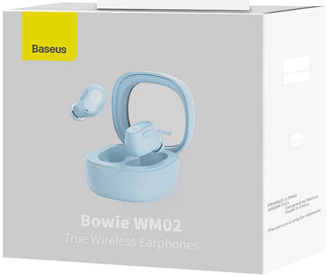 Baseus Bowie WM02 Draadloze Bluetooth Oordopjes Blauw afbeelding 6