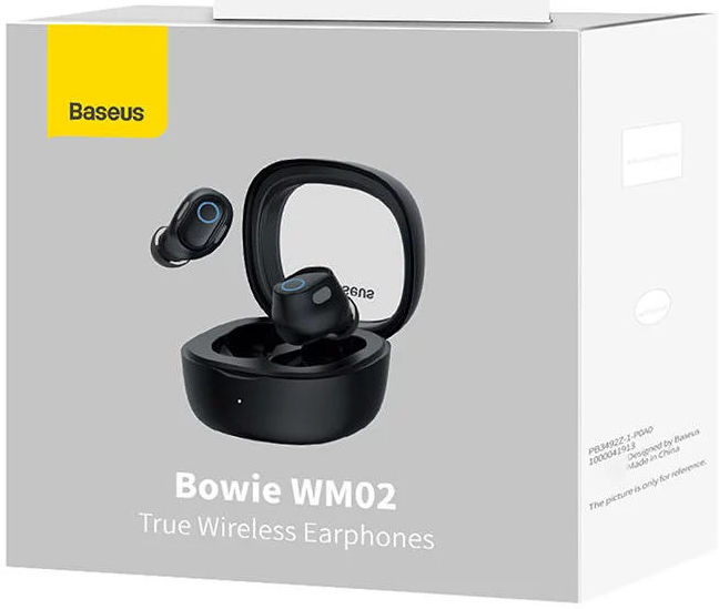 Baseus Bowie WM02 Draadloze Bluetooth Earphones Zwart afbeelding 6