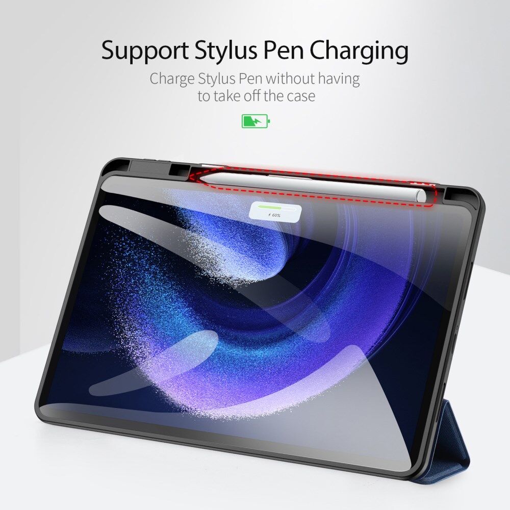 Dux Ducis Domo Xiaomi Pad 6 / 6 Pro Hoes Tri-Fold Book Case Blauw afbeelding 6