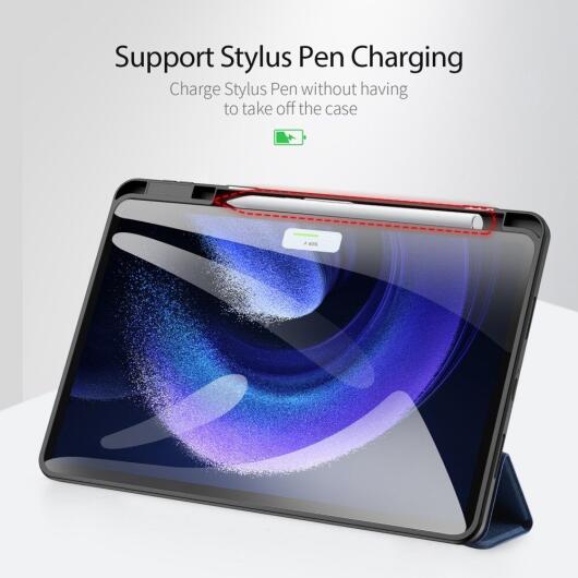 Dux Ducis Domo Xiaomi Pad 6 / 6 Pro Hoes Tri-Fold Book Case Blauw afbeelding 6