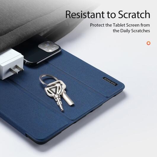 Dux Ducis Domo Xiaomi Pad 6 / 6 Pro Hoes Tri-Fold Book Case Blauw afbeelding 9