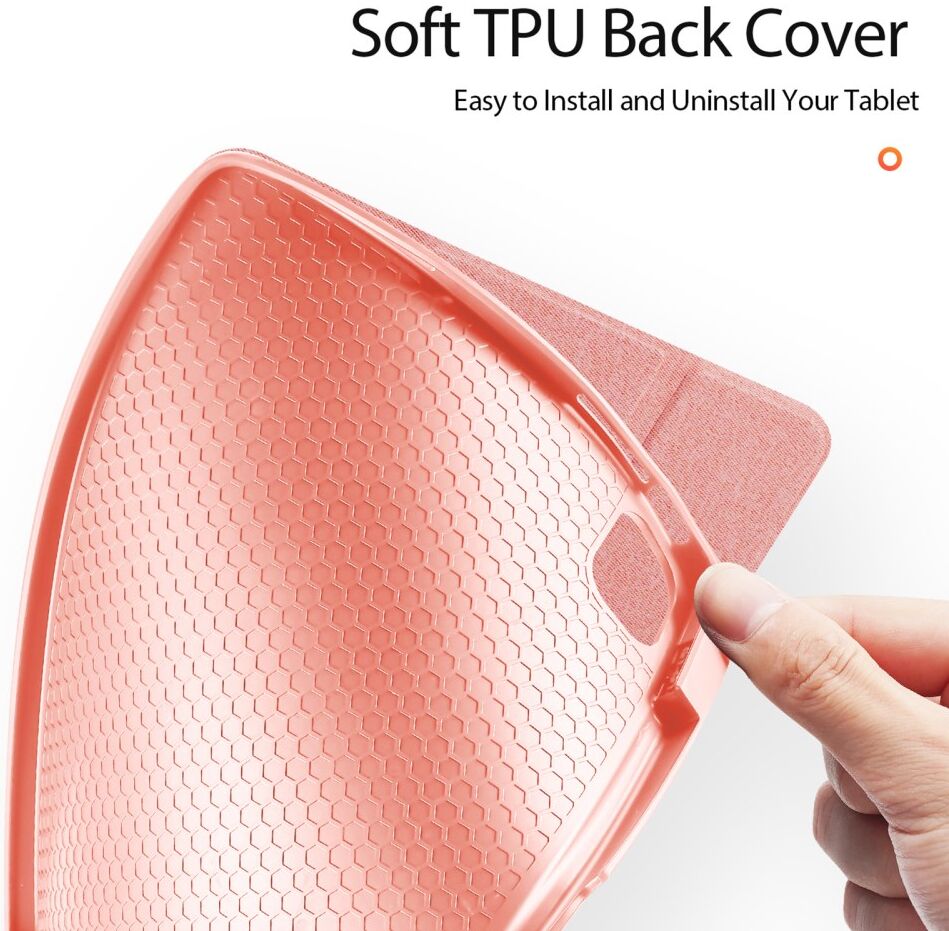 Dux Ducis Domo Xiaomi Pad 6 / 6 Pro Hoes Tri-Fold Book Case Roze afbeelding 8