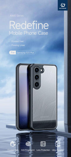 Dux Ducis Aimo Samsung Galaxy S23 Plus Hoesje Back Cover Zwart afbeelding 9