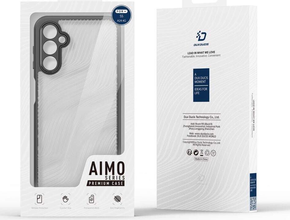 Dux Ducis Aimo Samsung Galaxy A24 Hoesje Back Cover Zwart afbeelding 10