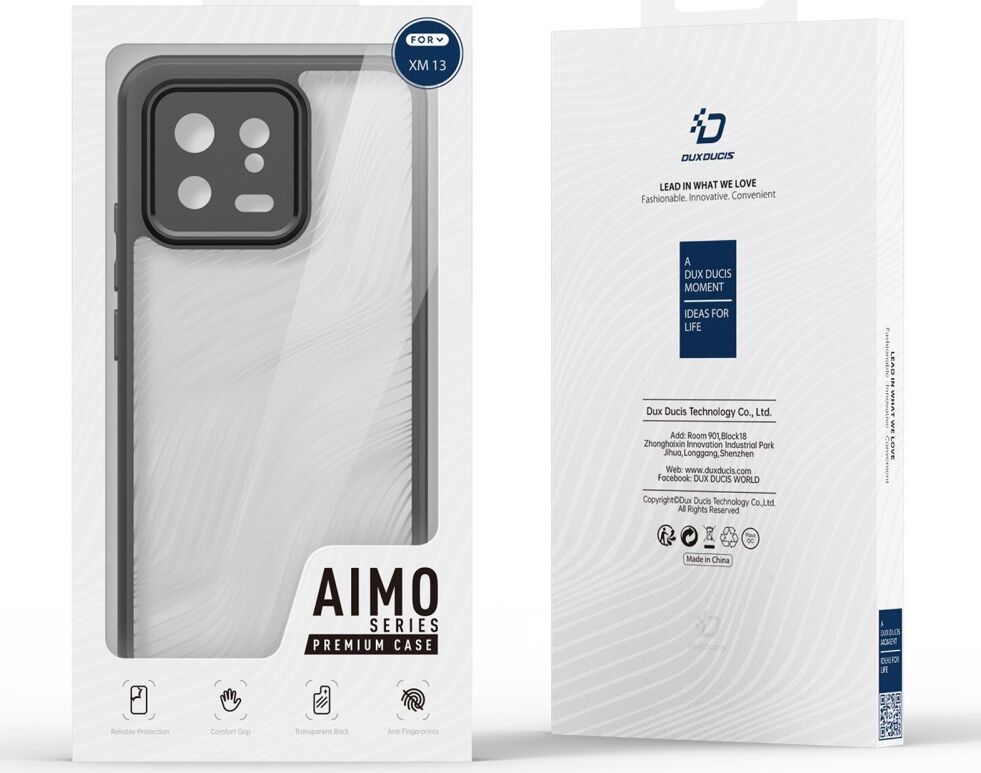 Dux Ducis Aimo Xiaomi 13 Hoesje Back Cover Zwart afbeelding 11