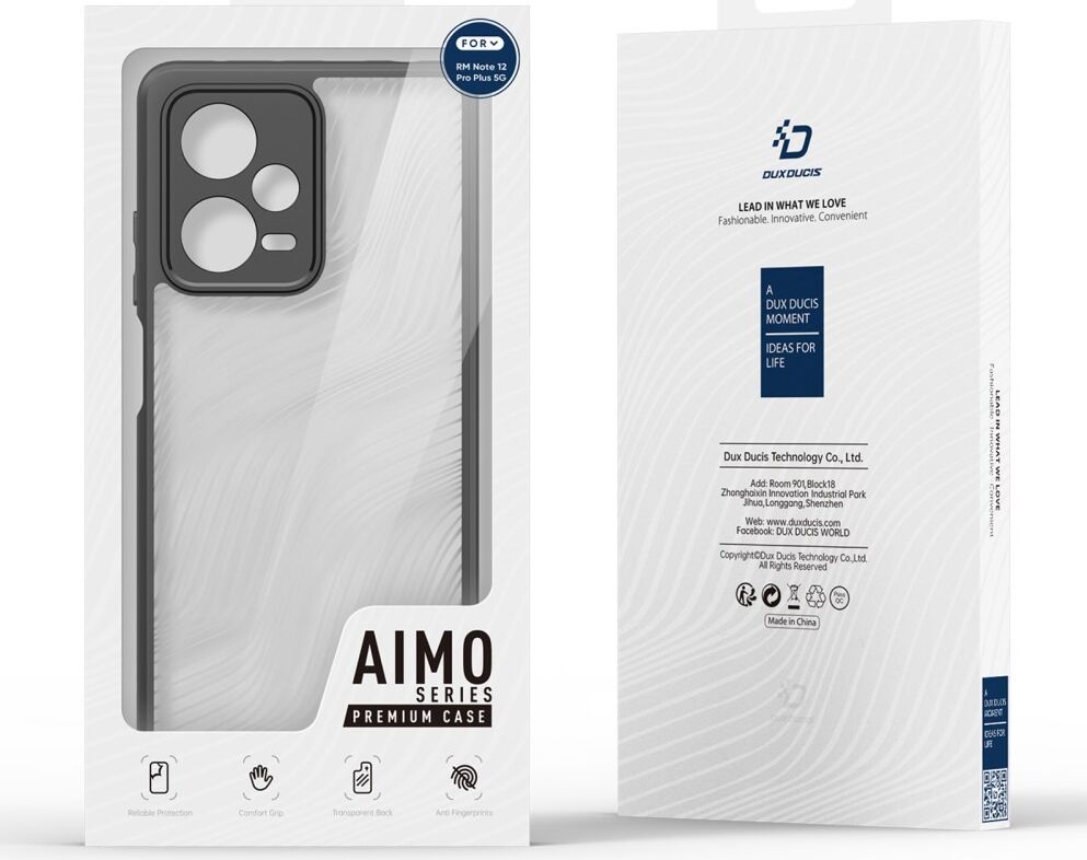 Dux Ducis Aimo Xiaomi Redmi Note 12 Pro Plus Hoesje Back Cover Zwart afbeelding 10