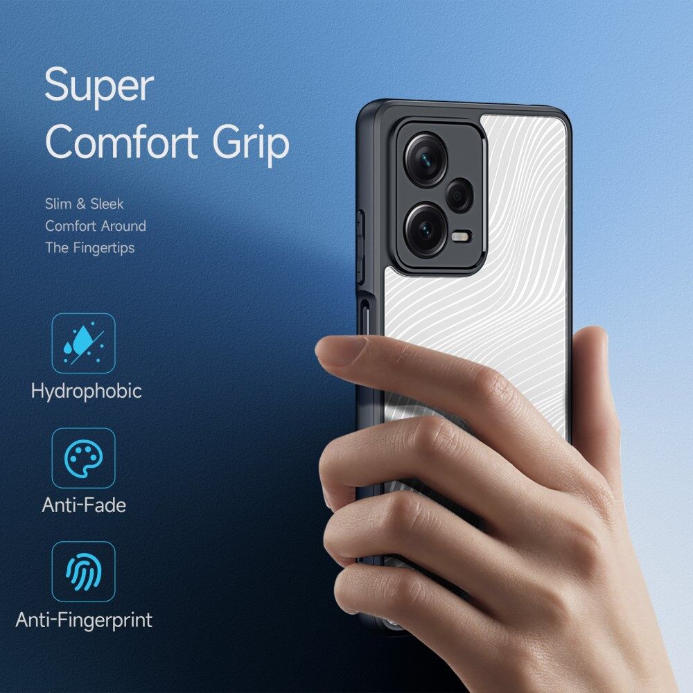 Dux Ducis Aimo Xiaomi Redmi Note 12 Pro Plus Hoesje Back Cover Zwart afbeelding 3