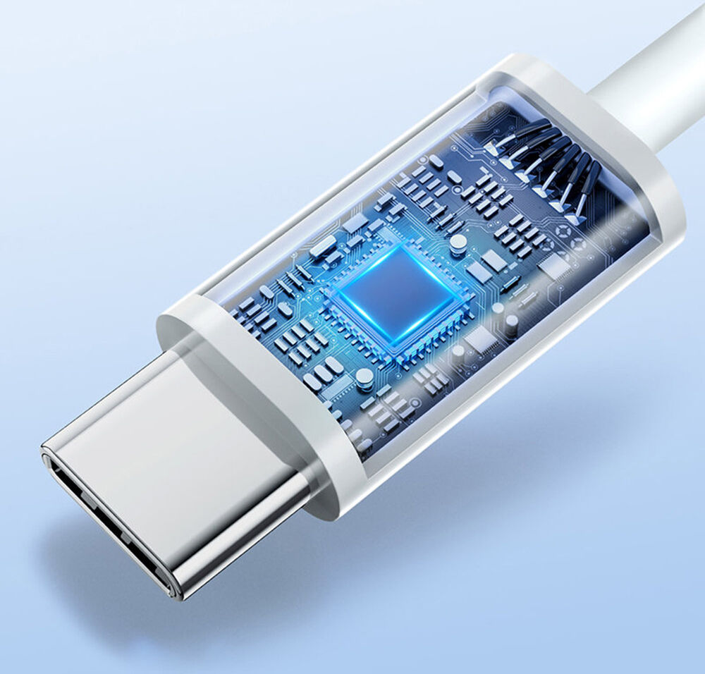 Originele Oppo 3A USB-A naar USB-C Kabel 65W Fast Charge 1 Meter Wit afbeelding 5