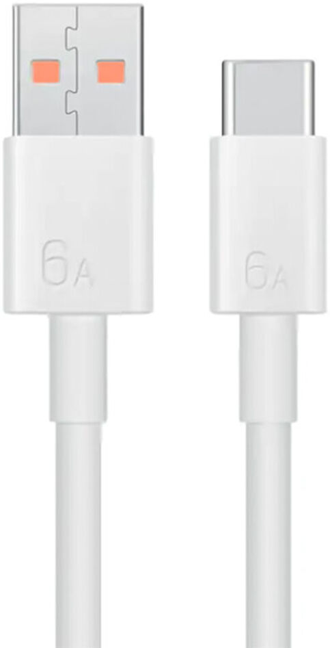 Originele Huawei Super Fast Charge 66W USB naar USB-C Kabel 6A 1M Wit afbeelding 1