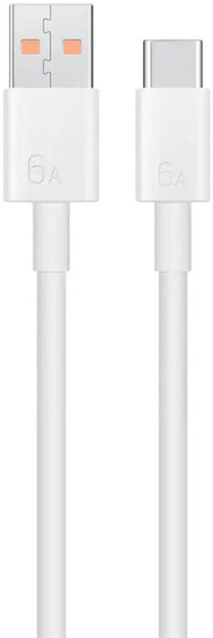 Originele Huawei Super Fast Charge 66W USB naar USB-C Kabel 6A 1M Wit afbeelding 5