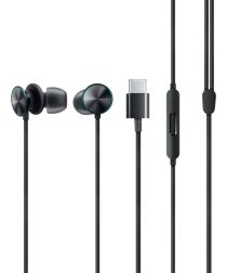 Oppo MH152/153 USB-C Oordopjes In-Ear Headset met Microfoon Zwart