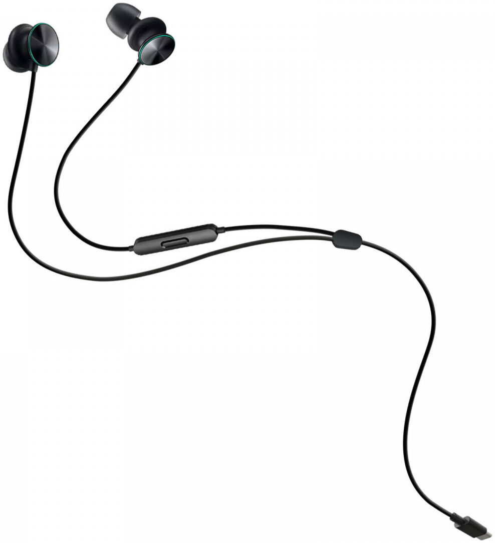 Oppo MH152/153 USB-C Oordopjes In-Ear Headset met Microfoon Zwart afbeelding 2