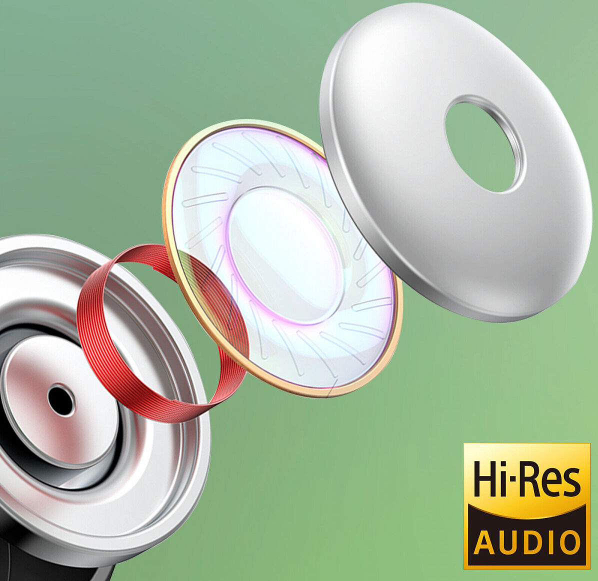 Oppo MH152/153 USB-C Oordopjes In-Ear Headset met Microfoon Zwart afbeelding 5