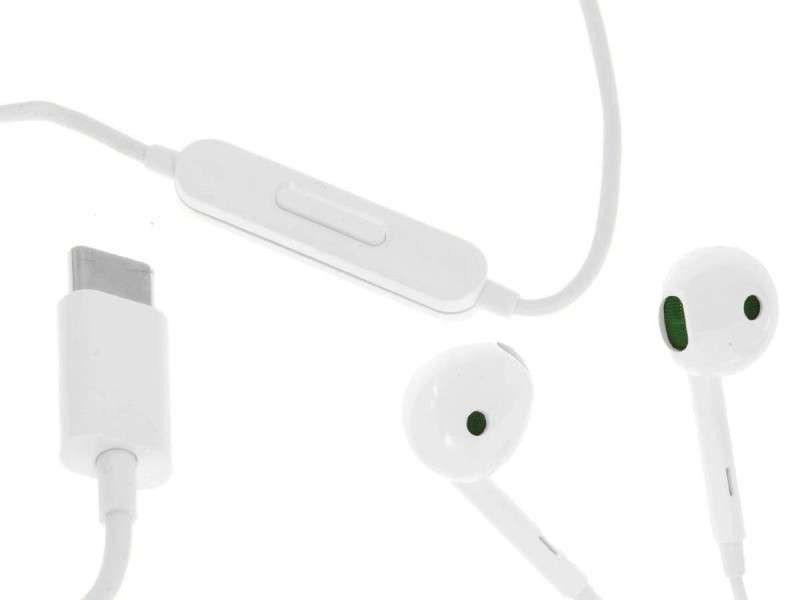 Oppo MH147 USB-C Oordopjes In-Ear Headset met Microfoon 1.2M Wit afbeelding 4