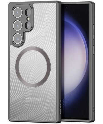 Dux Ducis Aimo Samsung Galaxy S23 Ultra Hoesje MagSafe Zwart Hoesjes