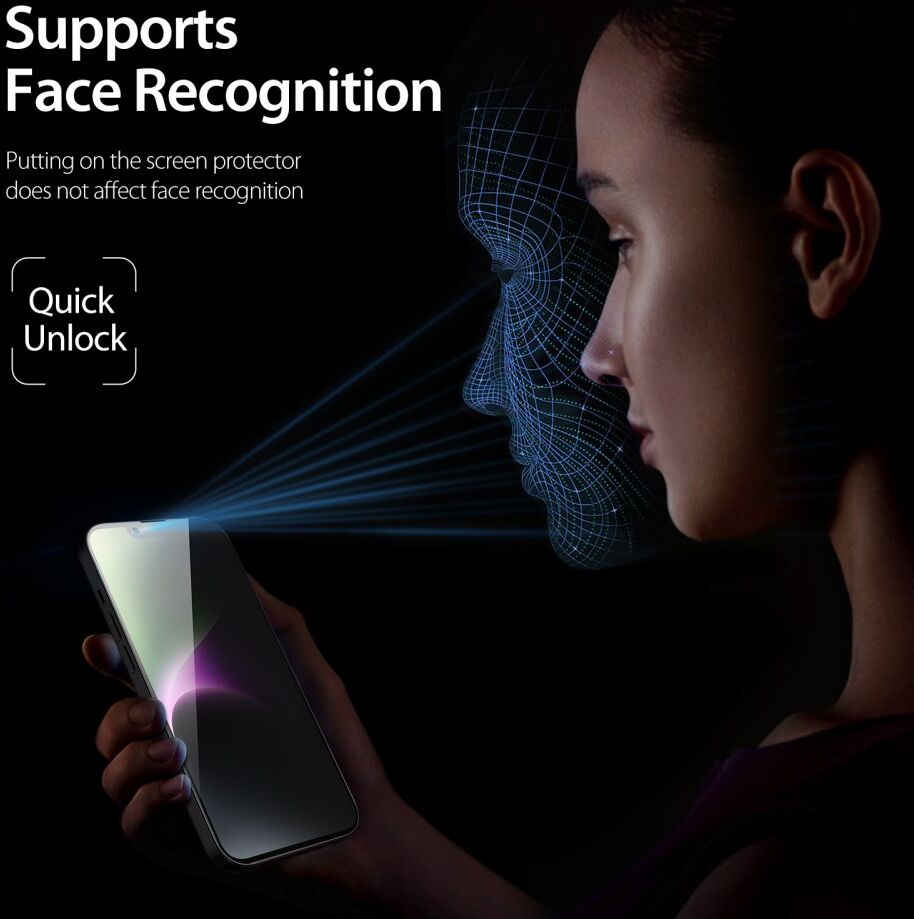 Dux Ducis iPhone 14 Plus Screen Protector Privacy Tempered Glass 9H afbeelding 5