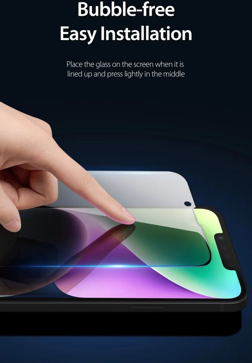 Dux Ducis iPhone 14 Plus Screen Protector Privacy Tempered Glass 9H afbeelding 9