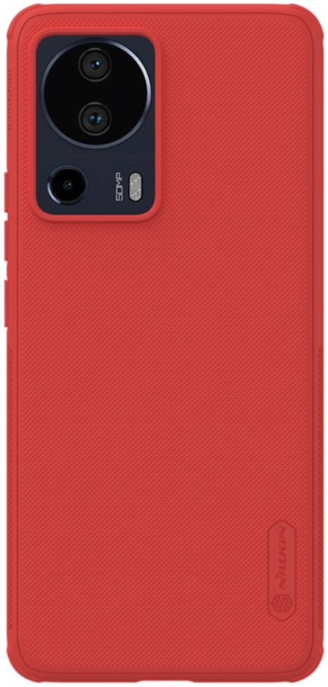 Nillkin Super Frosted Shield Xiaomi 13 Lite Hoesje Back Cover Rood afbeelding 1