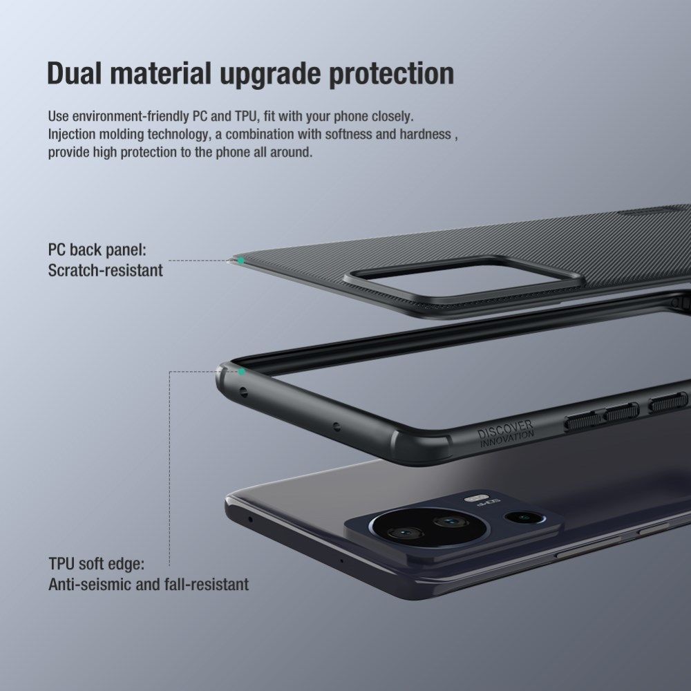 Nillkin Super Frosted Shield Xiaomi 13 Lite Hoesje Back Cover Groen afbeelding 5