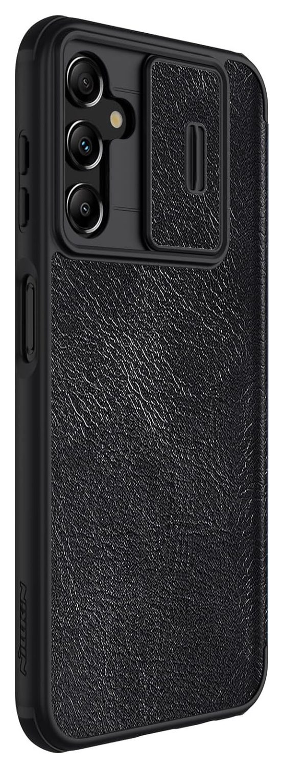 Nillkin Qin Pro Samsung Galaxy A14 Hoesje met Camera Slider Zwart afbeelding 7