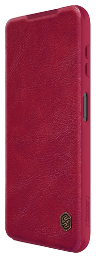 Nillkin Qin Pro Samsung Galaxy A14 Hoesje met Camera Slider Rood afbeelding 5