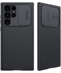 Nillkin CamShield MagSafe Galaxy S22 Ultra Hoesje Camera Slider Zwart