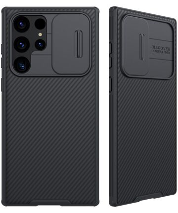 Nillkin CamShield MagSafe Galaxy S22 Ultra Hoesje Camera Slider Zwart Hoesjes