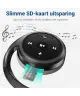 Bluetooth Earhook MicroSD Draadloze Oordopjes - Blauw