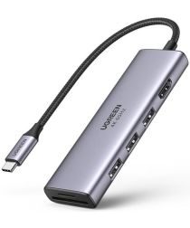 UGREEN 4-in-1 USB HUB met USB-A/Kaartlezer/HDMI voor Laptop/Macbook