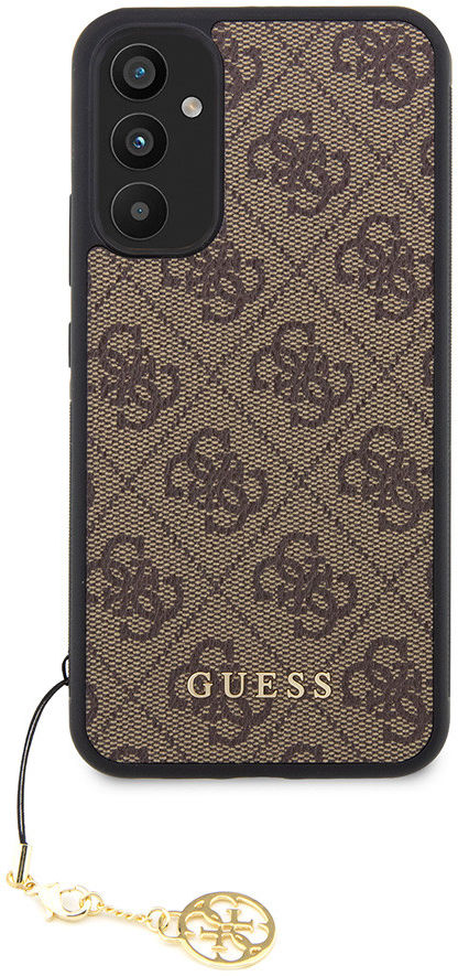Guess Samsung Galaxy A34 Hoesje Charm Back Cover Bruin afbeelding 2