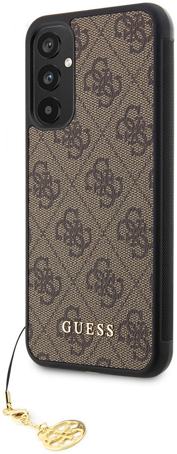 Guess Samsung Galaxy A34 Hoesje Charm Back Cover Bruin afbeelding 3