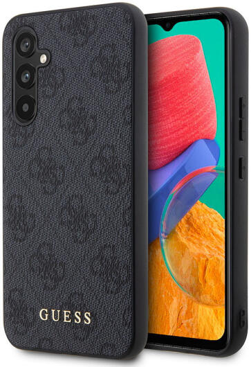 Guess Samsung Galaxy A54 Hoesje Hard Case 4G Logo Metal Grijs afbeelding 1
