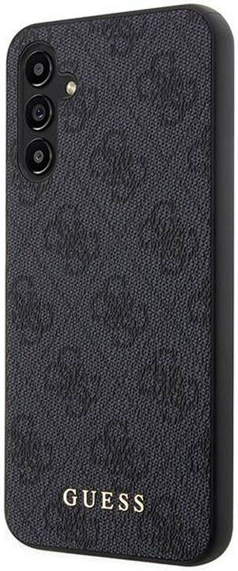 Guess Samsung Galaxy A14 Hoesje Hard Case 4G Logo Metal Grijs afbeelding 3